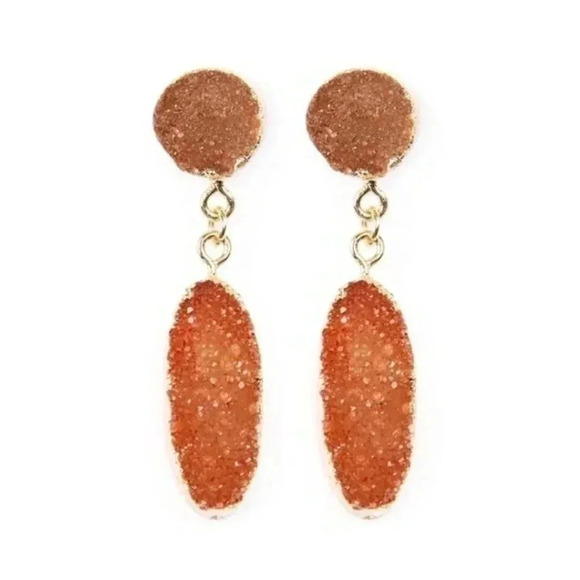 GOREGOUS DRUZY EARRINGS - Picture 2 of 3